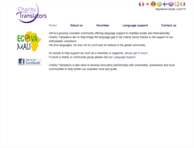 Tablet Screenshot of charitytranslators.org